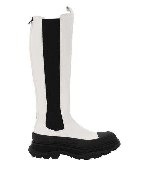 knee high boots with tread