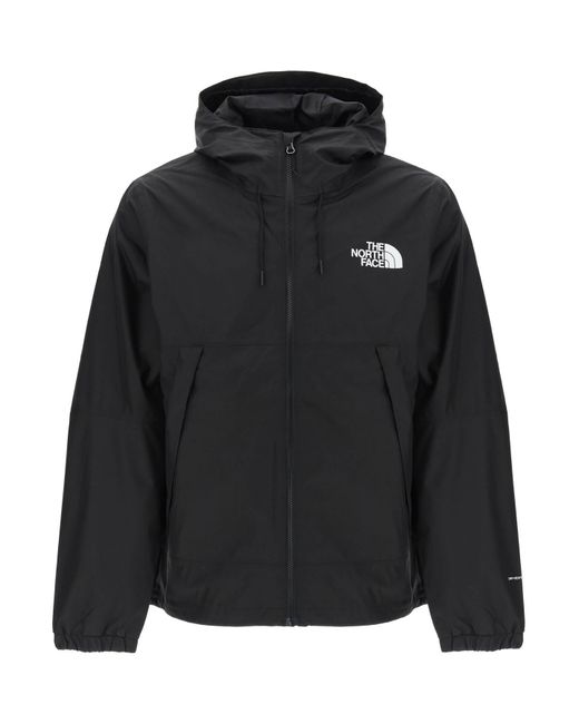 The North Face Black New Mountain Q Windbreaker Jacket for men