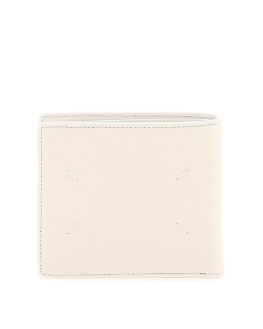 Maison Margiela Natural Grained Leather Bi-fold Wallet for men