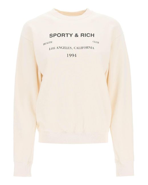 sporty & rich sweatshirt