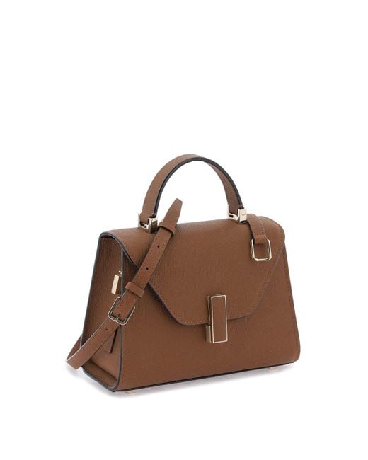 Valextra Iside Micro Handbag in Brown | Lyst