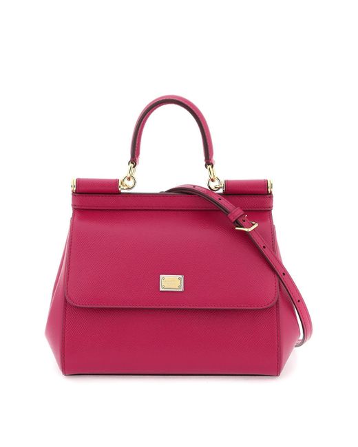 Dolce & Gabbana Pink Small Sicily Bag