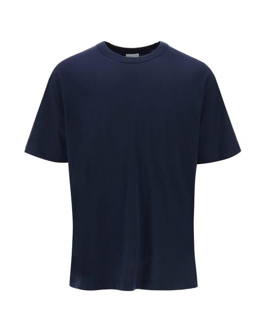 T-Shirt Classica Oversize Herr di Dries Van Noten in Blue da Uomo