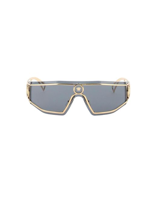 Versace Multicolor Medusa Shield Sunglasses for men