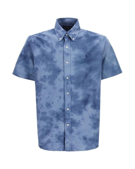 tie die polo shirt