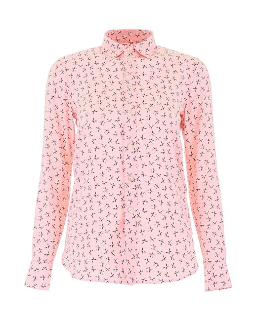 saint laurent pink shirt