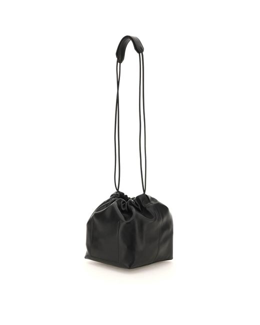Jil Sander Black Dumpling Crossbody Bag