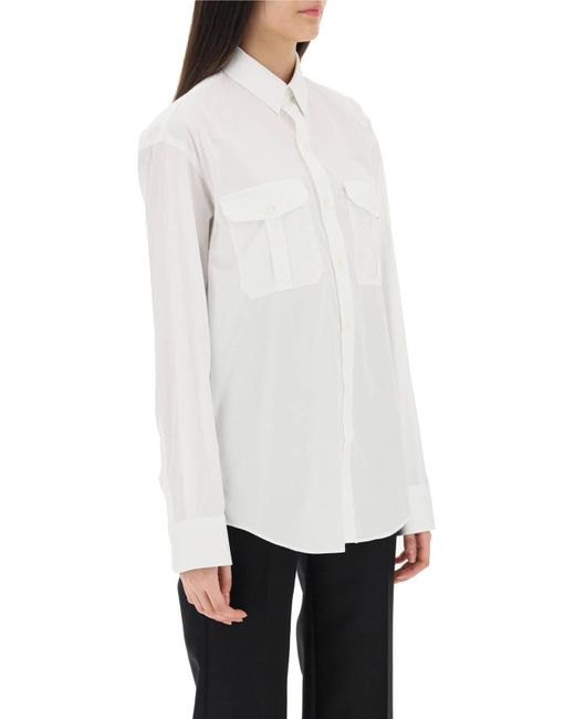 Wardrobe NYC White Oversized Shirt