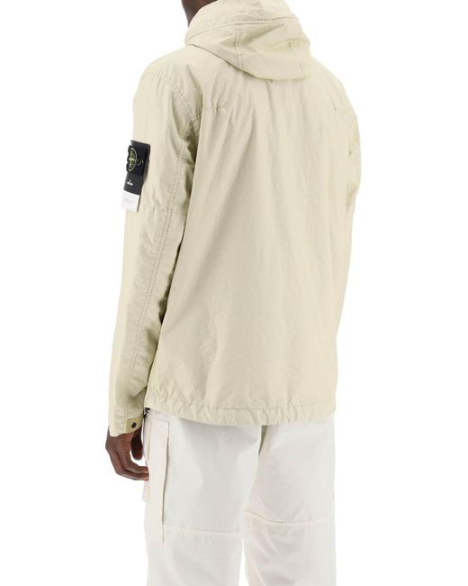 Stone Island Natural Membrana 3L Tc Hooded Jacket for men