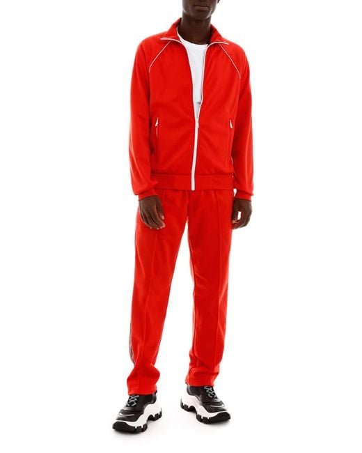 Prada Jersey Tracksuit Top in Red for Men | Lyst UK