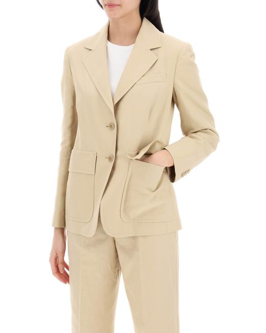 Weekend by Maxmara Natural Cotton And Linen Dattero Bl
