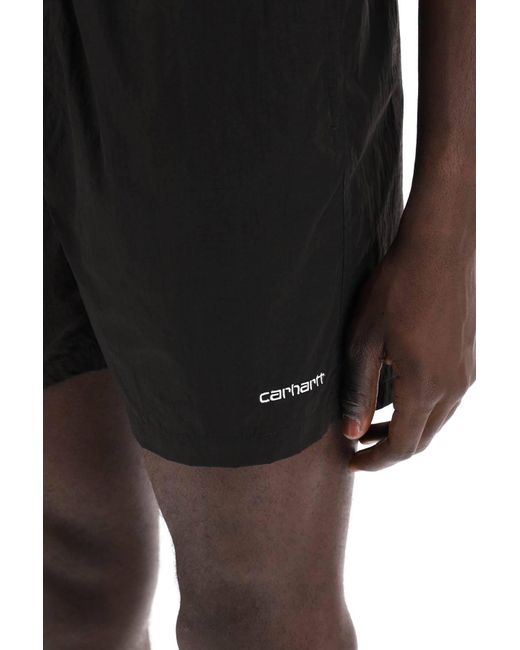 Carhartt Black Tobes Swim Trunks For for men