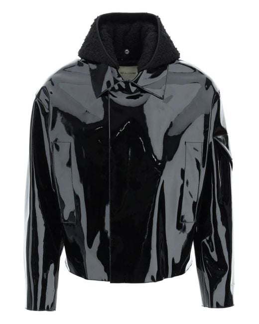 1017 ALYX 9SM Hooded Pvc Scout Jacket in Black for Men | Lyst