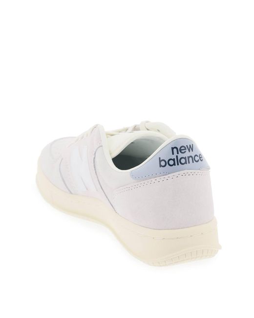 New Balance White T500 Sneakers for men