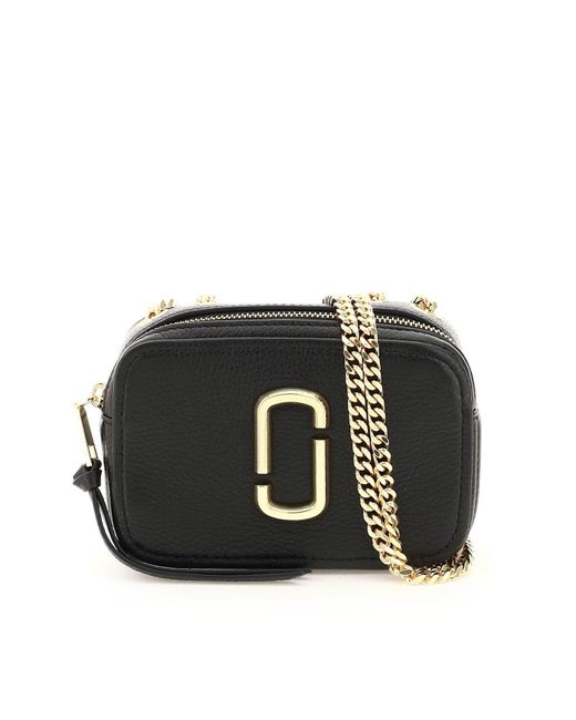 Marc Jacobs Black Marc Jacobs (the) The Snapshot Small Camera Bag With Chain