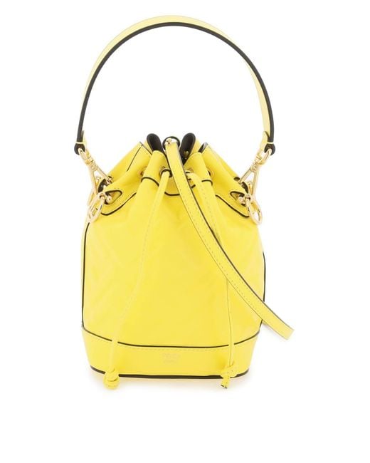 Fendi Yellow Mon Tresor Mini Bag
