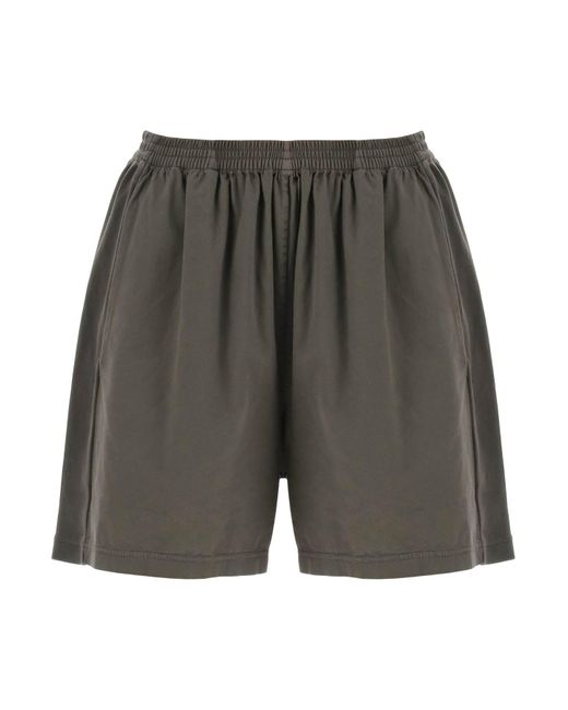 The Row Gray Gunty Shorts