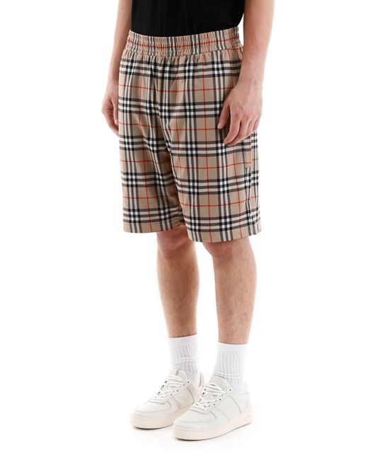 Burberry vintage check shorts cheap