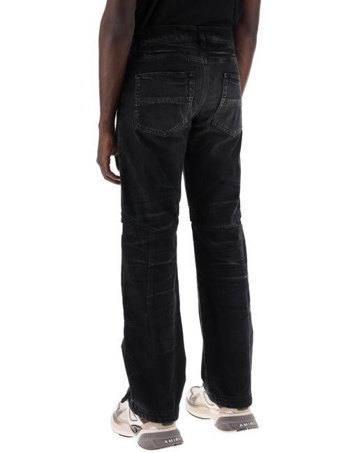 Amiri Blue Mx-3 Jeans With Mesh Inserts for men