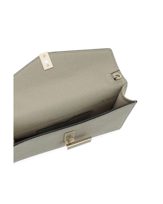 Valextra Gray Iside Clutch