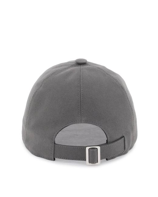 Cappello Baseball Con Logo di Ferragamo in Gray da Uomo
