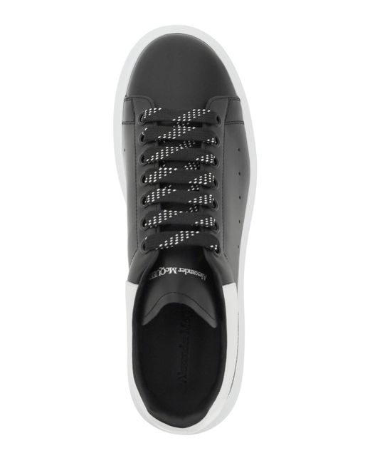 Alexander McQueen Black Oversize Sneakers With Spoiler And Sole for men