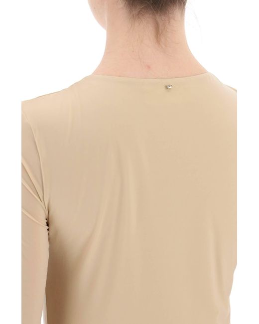 Sportmax Natural Stretch Jersey Long-Sleeved T-Shirt