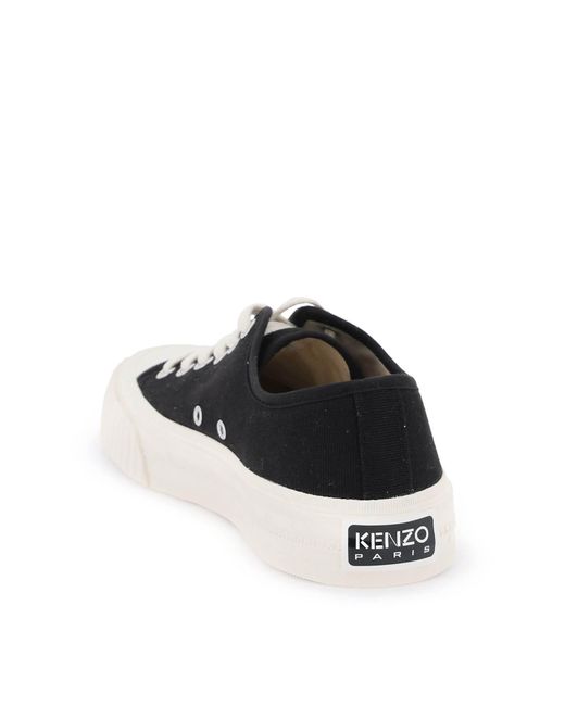 KENZO White Foxy Canvas Sneakers For Stylish