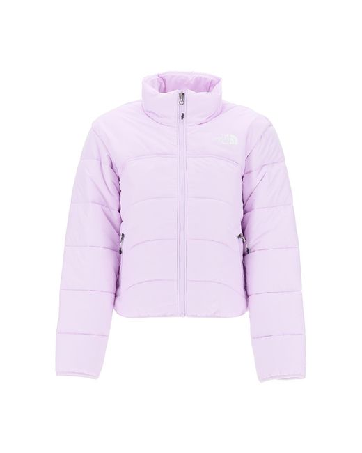 The North Face Purple 'elements' Short Puffer Jacket