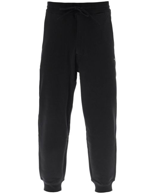 Y-3 Black Organic Cotton Sweatpants for men