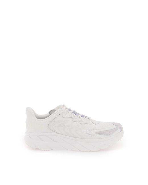 Hoka One One White Clifton Ls Sneakers for men