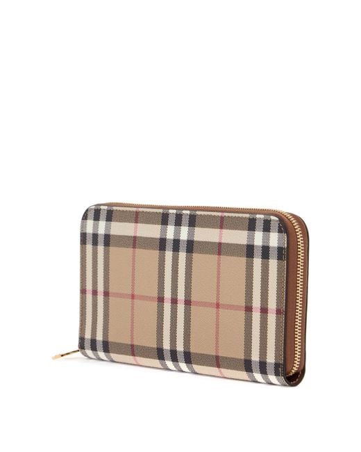 Burberry Multicolor Compact Wallet With Zip