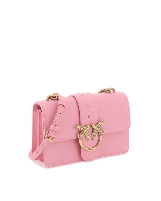 Pinko Pink Classic Love Icon Simply Bag