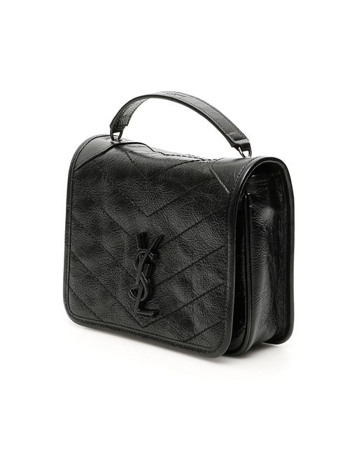 Saint Laurent Leather Niki Mini Bag in Black Lyst