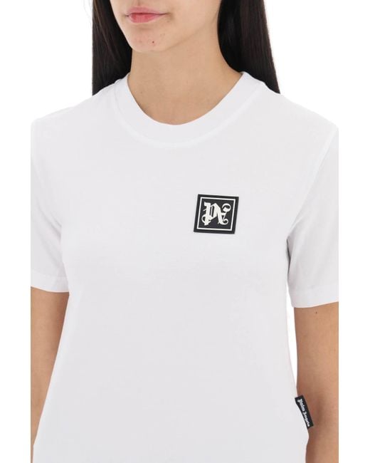 Palm Angels White Ski Club T-shirt