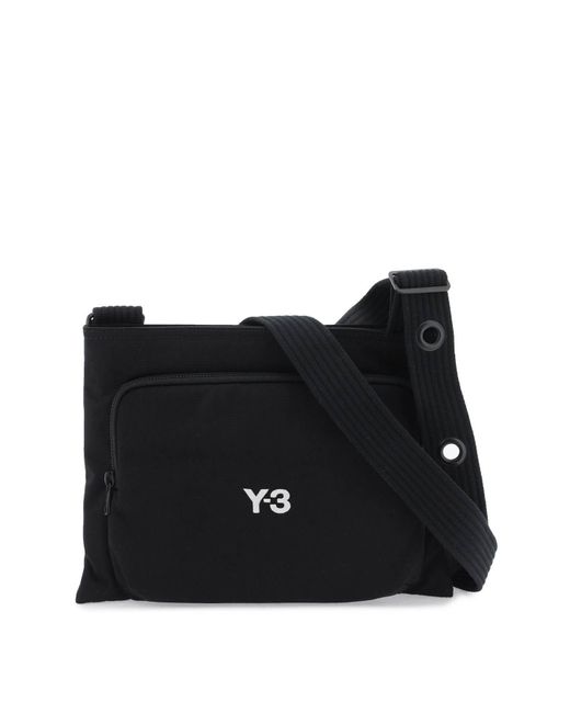 Y-3 Black Y 3 Sacoche Crossbody Bag