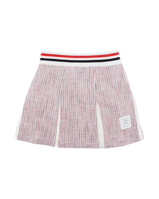 Thom Browne Pink Tweed Seersucker Mini