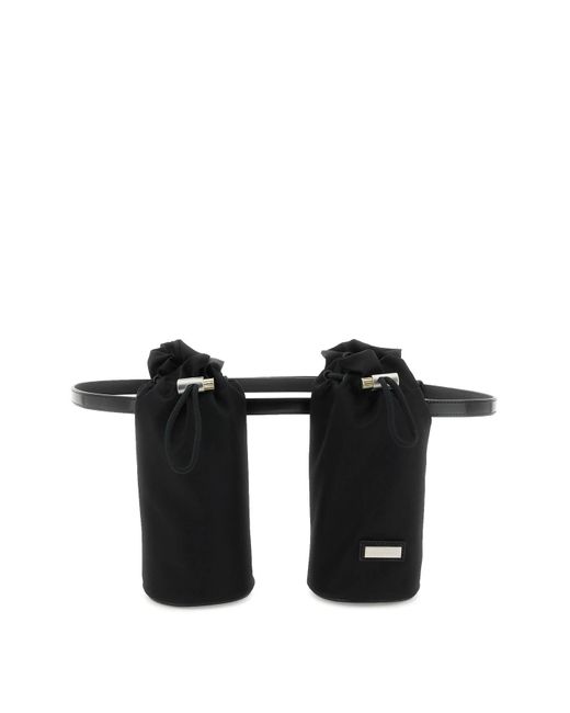 Ferragamo Black Double-Bottle Beltpack for men