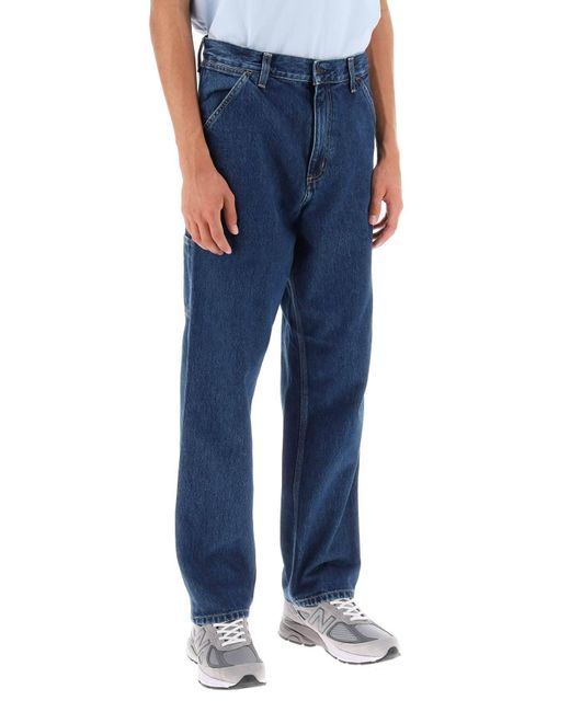 Carhartt Blue 'smith' Cargo Jeans for men
