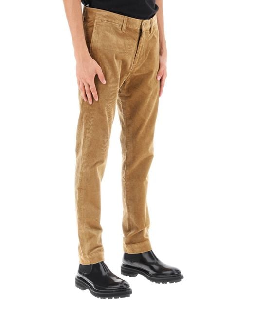 Polo Ralph Lauren Corduroy Chino Pants in Natural for Men Lyst UK