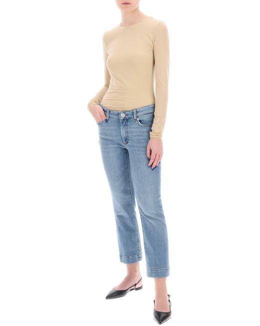 Sportmax Blue Umbria Cropped Jeans