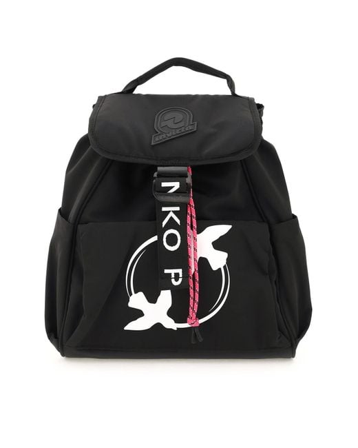 Pinko Black Invicta X Way-me Backpack Os Technical