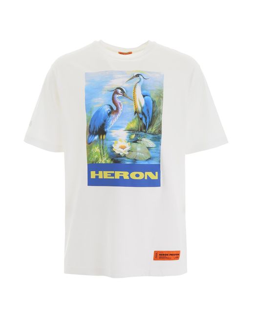 Heron Preston T-shirt in White for Men - Save 65% - Lyst