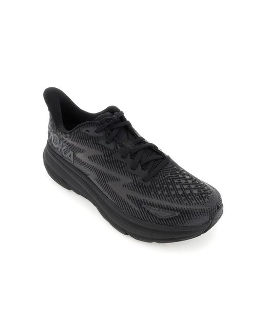Hoka One One Black 'clifton 9' Sneakers for men