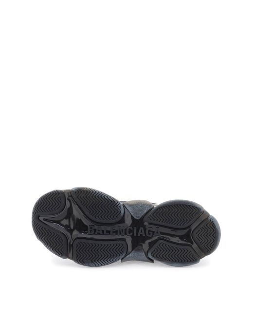 Balenciaga Black 'Triple S Clear Sole' Sneakers for men