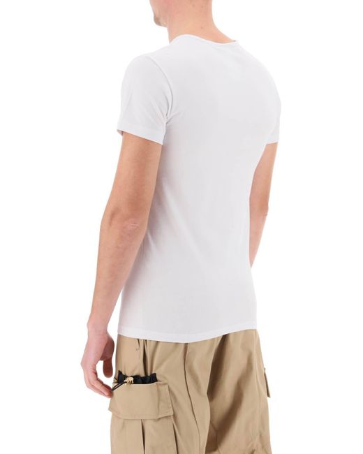 Versace White Medusa Underwear T Shirt Bi Pack for men