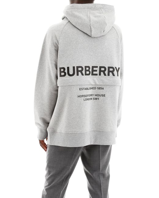 Burberry Archford Hoodie in Gray for Men Lyst