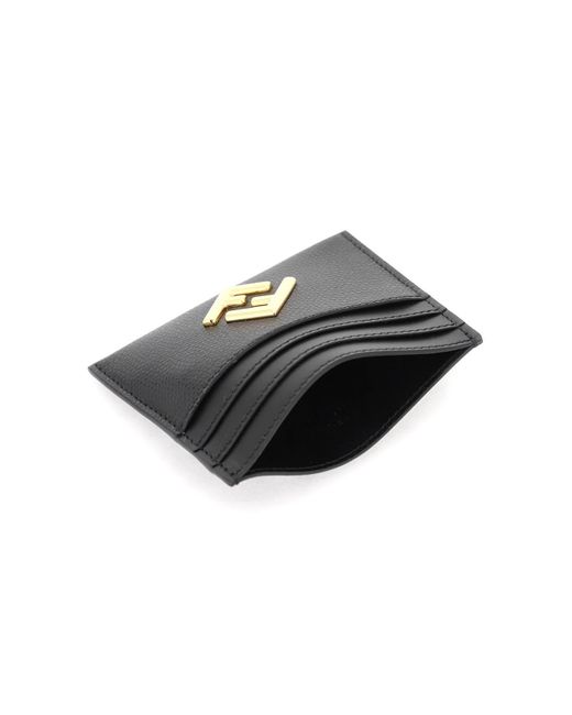 Fendi Black Ff Diamonds Cardholder