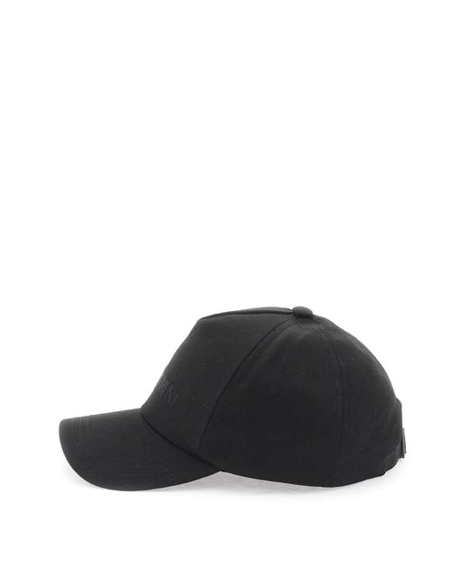 Cappello Baseball Con Logo Ricamato di Saint Laurent in Black
