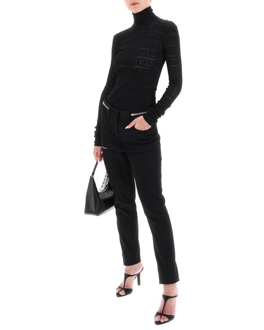 DOLCEVITA IN MAGLIA JACQUARD CON MONOGRAM 4G di Givenchy in Black